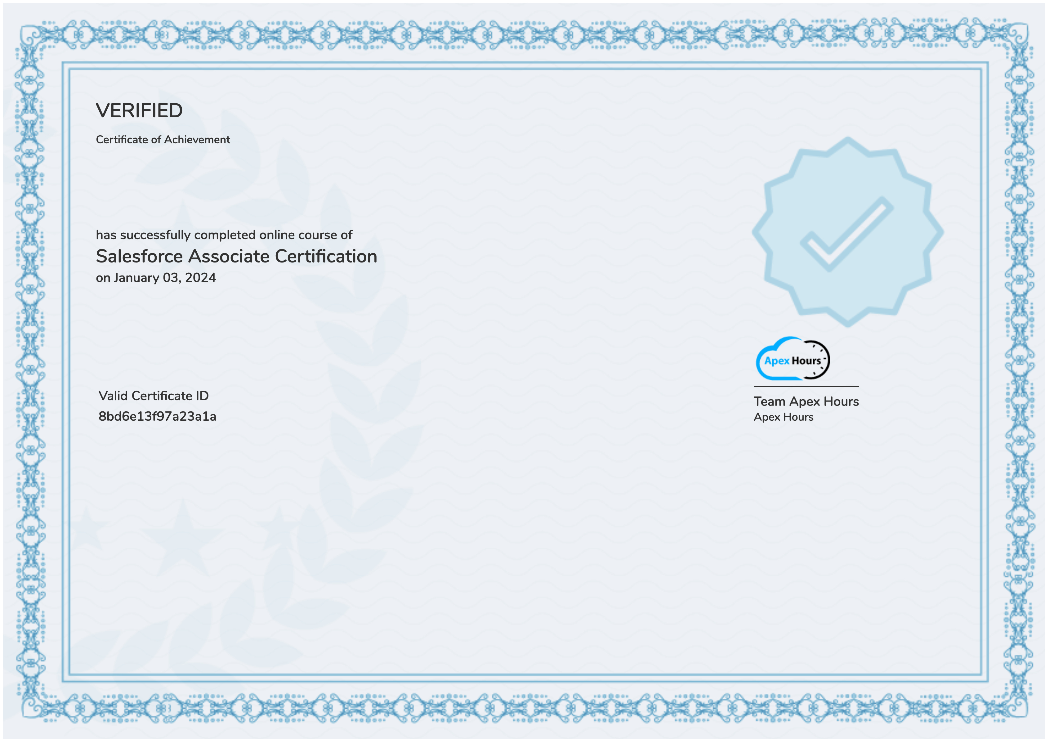 Salesforce Associate Certification
